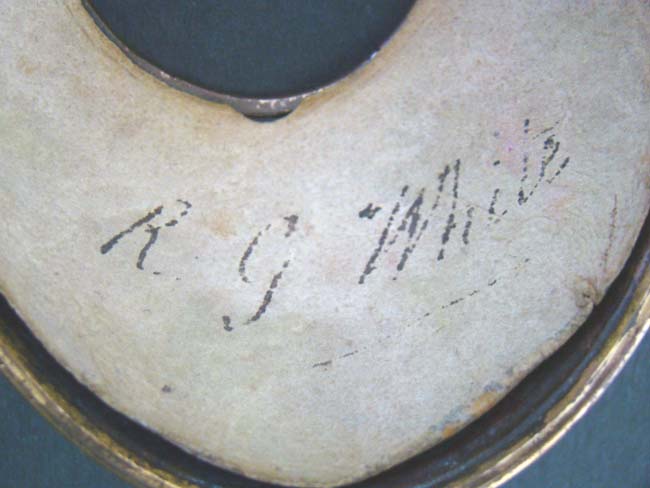 A late 18th century British Officer's Gilt Brass Gorget circa 1796 — image 3